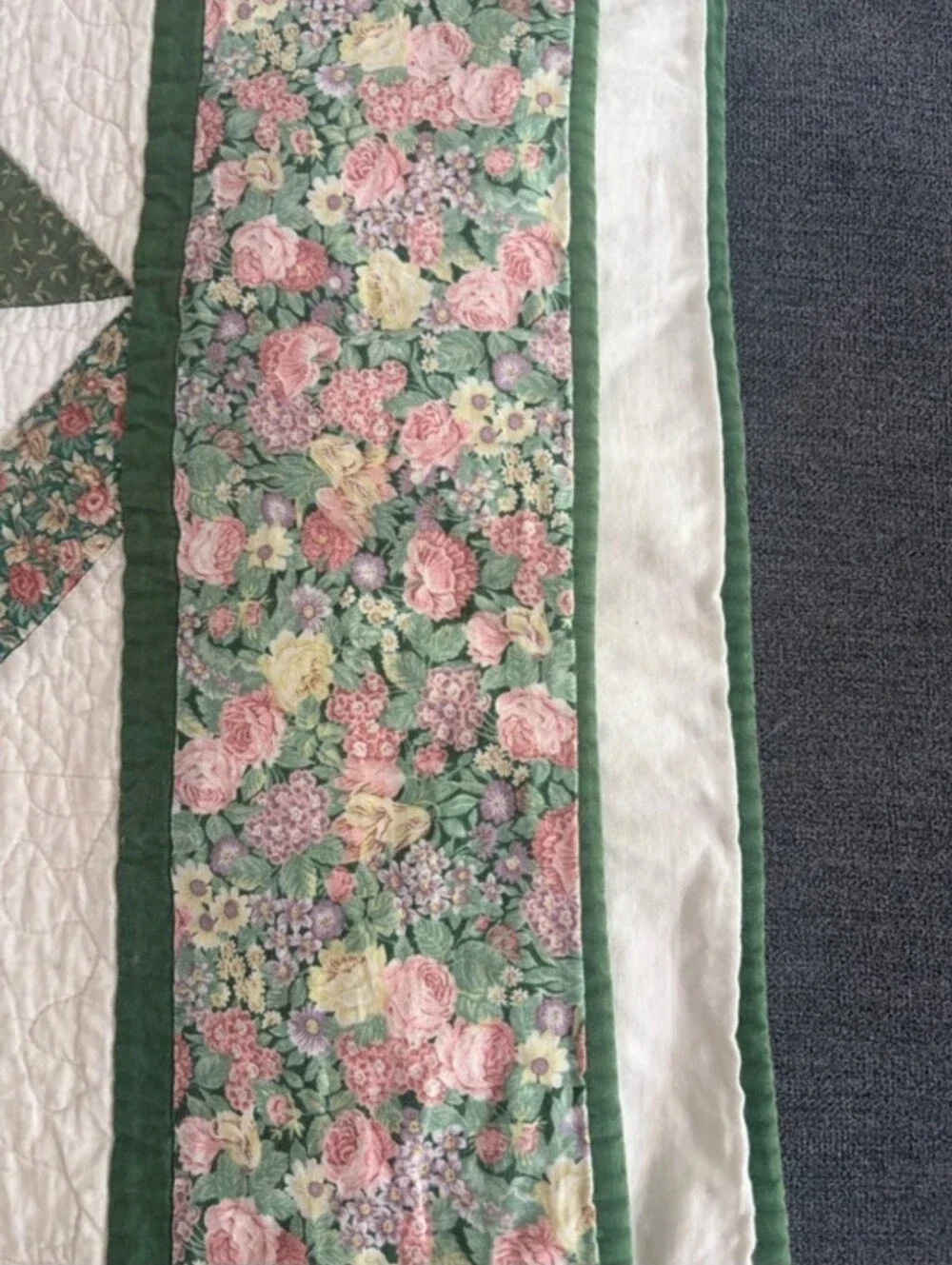 Vintage Handmade Patchwork Quilt